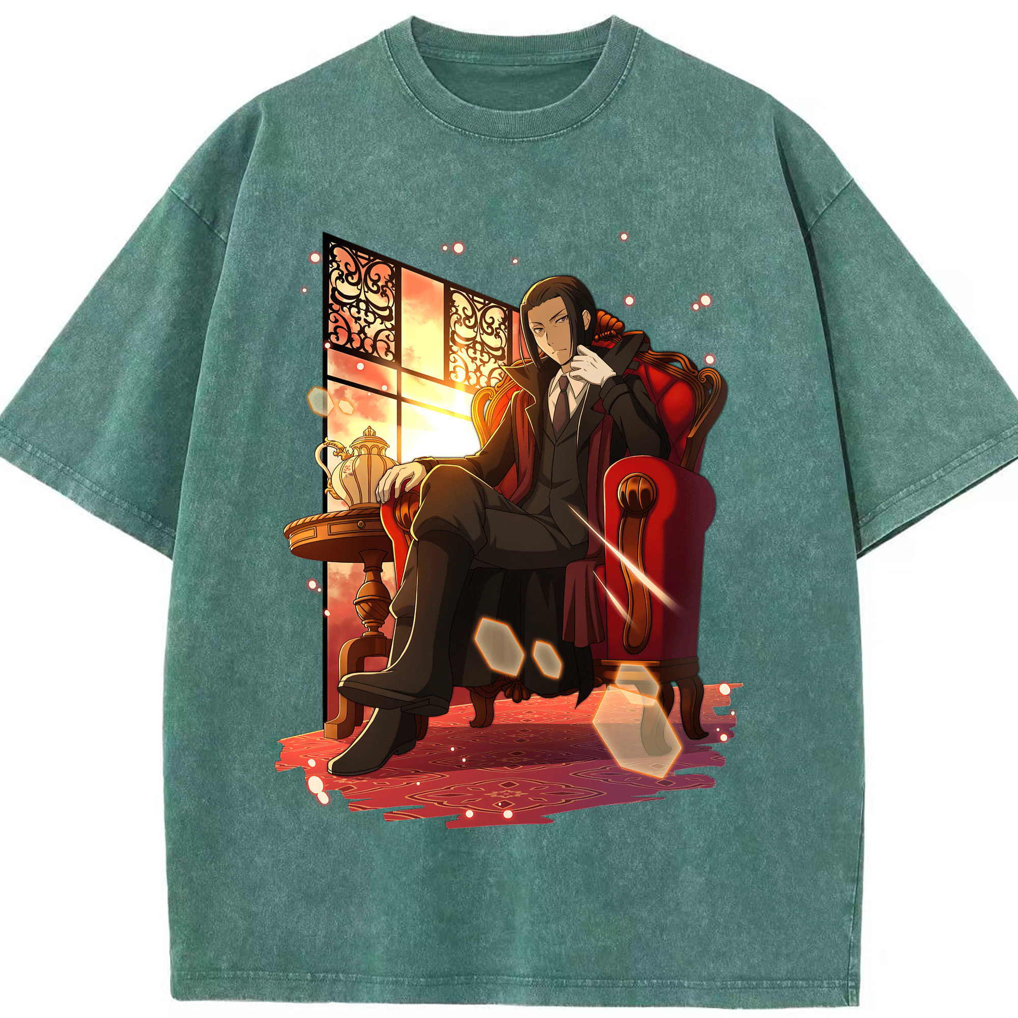 （画像用） 文豪ストレイドッグス Bungo Stray Dogs 綿100% ヴィンテージ風 半袖Tシャツ（フロントプリント）